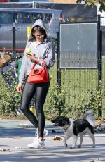 NINA DOBREV Out with Her Brother Alexander at a Park in Los Angeles 02/03/2018