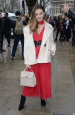 NIOMI SMART at Christopher Kane Show at London Fashion Week 02/19/2018