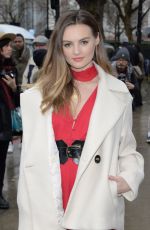 NIOMI SMART at Christopher Kane Show at London Fashion Week 02/19/2018