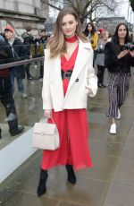 NIOMI SMART at Christopher Kane Show at London Fashion Week 02/19/2018