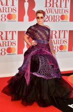 NOOMI RAPACE at Brit Awards 2018 in London 02/21/2018