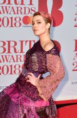 NOOMI RAPACE at Brit Awards 2018 in London 02/21/2018