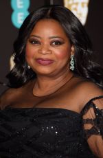 OCTAVIA SPENCER at BAFTA Film Awards 2018 in London 02/18/2018