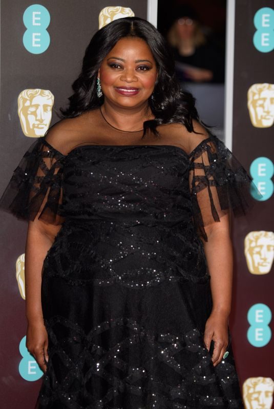 OCTAVIA SPENCER at BAFTA Film Awards 2018 in London 02/18/2018