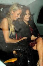 OLIVIA ATTWOOD and CAROLINE FLACK Leaves Broadcast Awards in London 02/07/2018