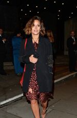 OLIVIA ATTWOOD and CAROLINE FLACK Leaves Broadcast Awards in London 02/07/2018