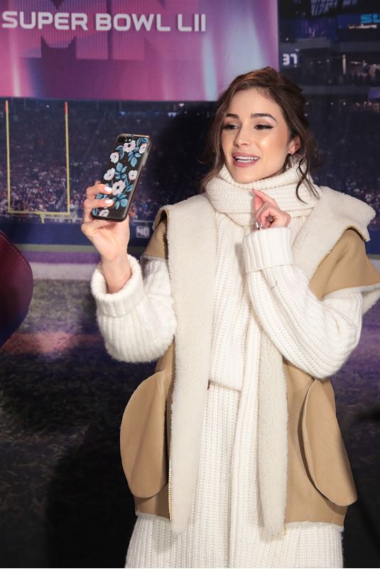 OLIVIA CULPO at SiriusXM Super Bowl LII Radio Row in Minnesota 02/02/2018