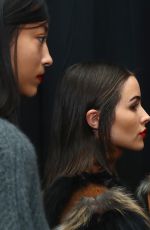 OLIVIA CULPO on the Backstage at Sally LA Pointe New York Fashion Week 02/13/2018