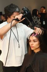 OLIVIA CULPO on the Backstage at Sally LA Pointe New York Fashion Week 02/13/2018