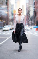 OLIVIA CULPO Out and About in New York 02/08/2018