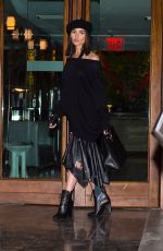 OLIVIA CULPO Out at New York Fashion Week 02/13/2018