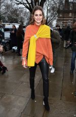 OLIVIA PALERMO at Christopher Kane Show at London Fashion Week 02/19/2018