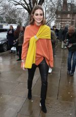 OLIVIA PALERMO at Christopher Kane Show at London Fashion Week 02/19/2018