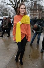 OLIVIA PALERMO at Christopher Kane Show at London Fashion Week 02/19/2018
