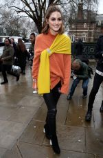OLIVIA PALERMO at Christopher Kane Show at London Fashion Week 02/19/2018