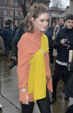 OLIVIA PALERMO at Christopher Kane Show at London Fashion Week 02/19/2018