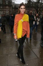 OLIVIA PALERMO at Christopher Kane Show at London Fashion Week 02/19/2018