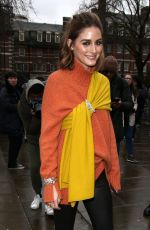 OLIVIA PALERMO at Christopher Kane Show at London Fashion Week 02/19/2018
