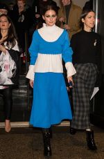 OLIVIA PALERMO Leaves Prabal Gurung Fashion Show in New York 02/11/2018