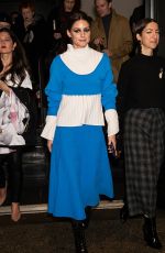 OLIVIA PALERMO Leaves Prabal Gurung Fashion Show in New York 02/11/2018