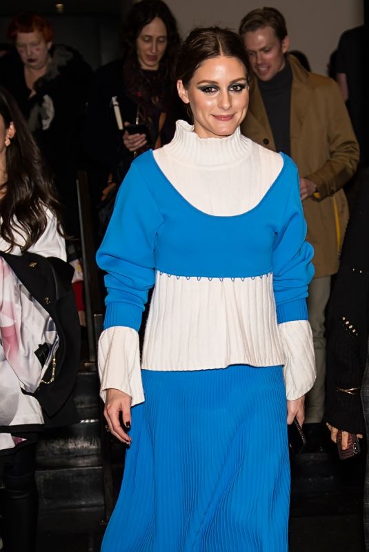 OLIVIA PALERMO Leaves Prabal Gurung Fashion Show in New York 02/11/2018