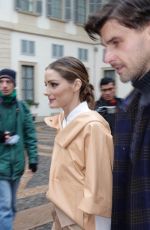 OLIVIA PALERMO Out at Milan Fashion Week 02/23/2018