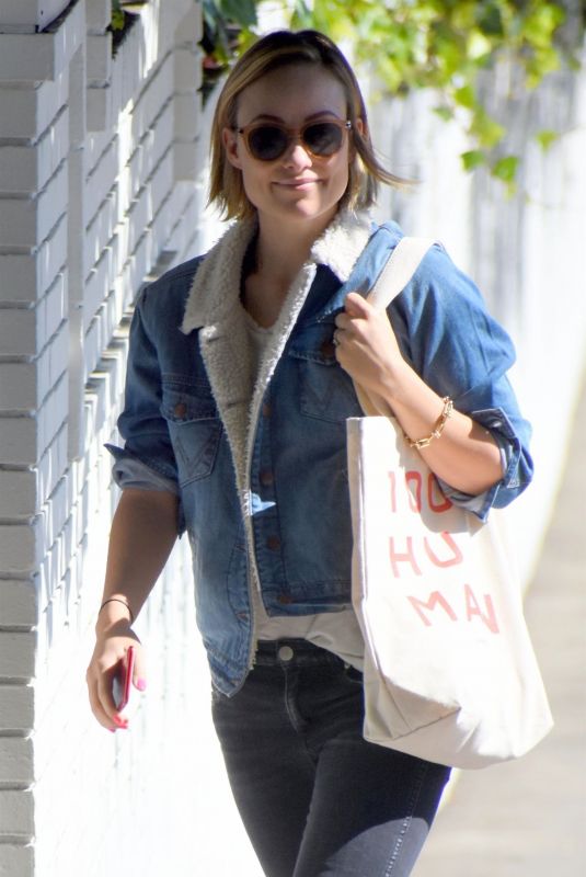 OLIVIA WILDE Arrives at Chateau Marmont in West Hollywood 02/08/2018