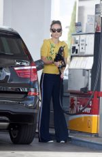 OLIVIA WILDE at a Gas Station in Los Angeles 02/12/2018