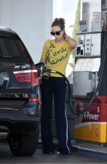 OLIVIA WILDE at a Gas Station in Los Angeles 02/12/2018