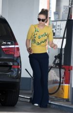 OLIVIA WILDE at a Gas Station in Los Angeles 02/12/2018