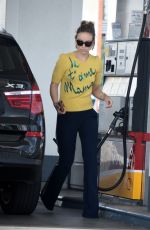 OLIVIA WILDE at a Gas Station in Los Angeles 02/12/2018