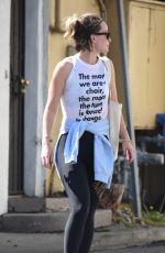 OLIVIA WILDE Heading to a Gym in Los Angeles 02/06/2018