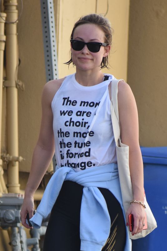 OLIVIA WILDE Heading to a Gym in Los Angeles 02/06/2018