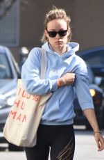 OLIVIA WILDE Heading to a Gym in Los Angeles 02/06/2018