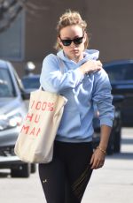 OLIVIA WILDE Heading to a Gym in Los Angeles 02/06/2018