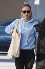 OLIVIA WILDE Heading to a Gym in Los Angeles 02/06/2018