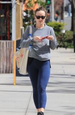 OLIVIA WILDE Heading to a Gym in Los Angeles 02/27/2018