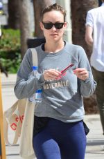 OLIVIA WILDE Heading to a Gym in Los Angeles 02/27/2018