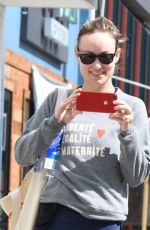 OLIVIA WILDE Heading to a Gym in Los Angeles 02/27/2018