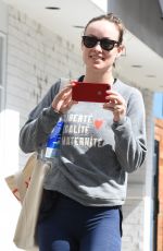 OLIVIA WILDE Heading to a Gym in Los Angeles 02/27/2018