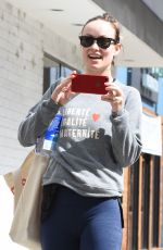 OLIVIA WILDE Heading to a Gym in Los Angeles 02/27/2018