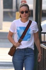 OLIVIA WILDE in Jeans Out in Los Angeles 02/05/2018