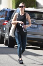 OLIVIA WILDE Leaves a Gym in Los Angeles 02/13/2018