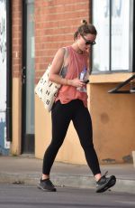 OLIVIA WILDE Leaves a Gym in Studio City 02/09/2018