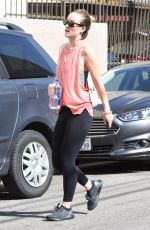 OLIVIA WILDE Leaves a Gym in Studio City 02/09/2018