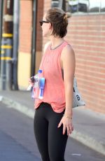 OLIVIA WILDE Leaves a Gym in Studio City 02/09/2018