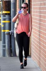 OLIVIA WILDE Leaves a Gym in Studio City 02/09/2018