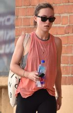 OLIVIA WILDE Leaves a Gym in Studio City 02/09/2018