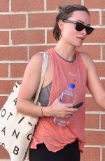 OLIVIA WILDE Leaves a Gym in Studio City 02/09/2018