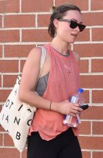 OLIVIA WILDE Leaves a Gym in Studio City 02/09/2018